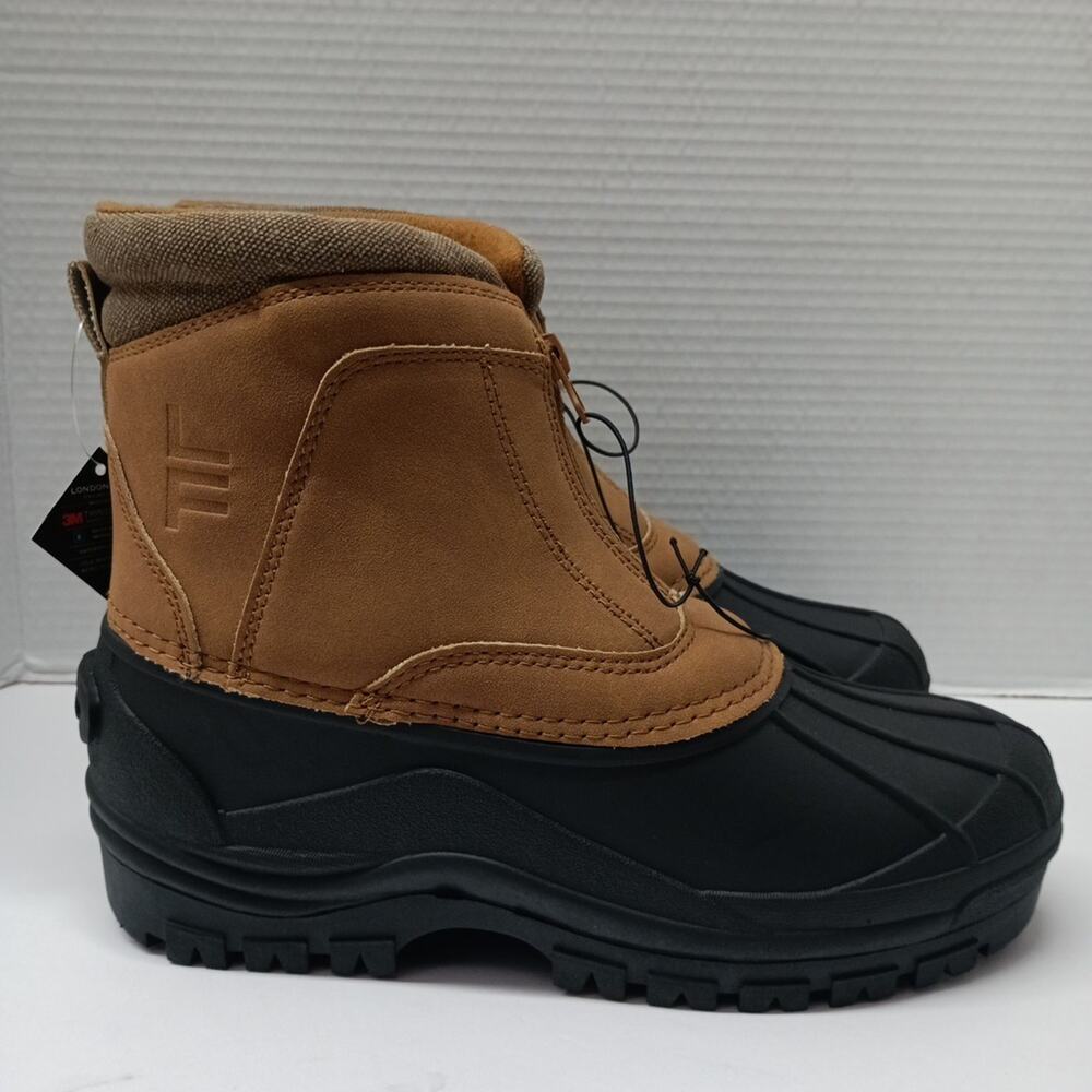 London Fog LFM-Holborn Winter Boot‎ Brown/Black Men's Size 7M